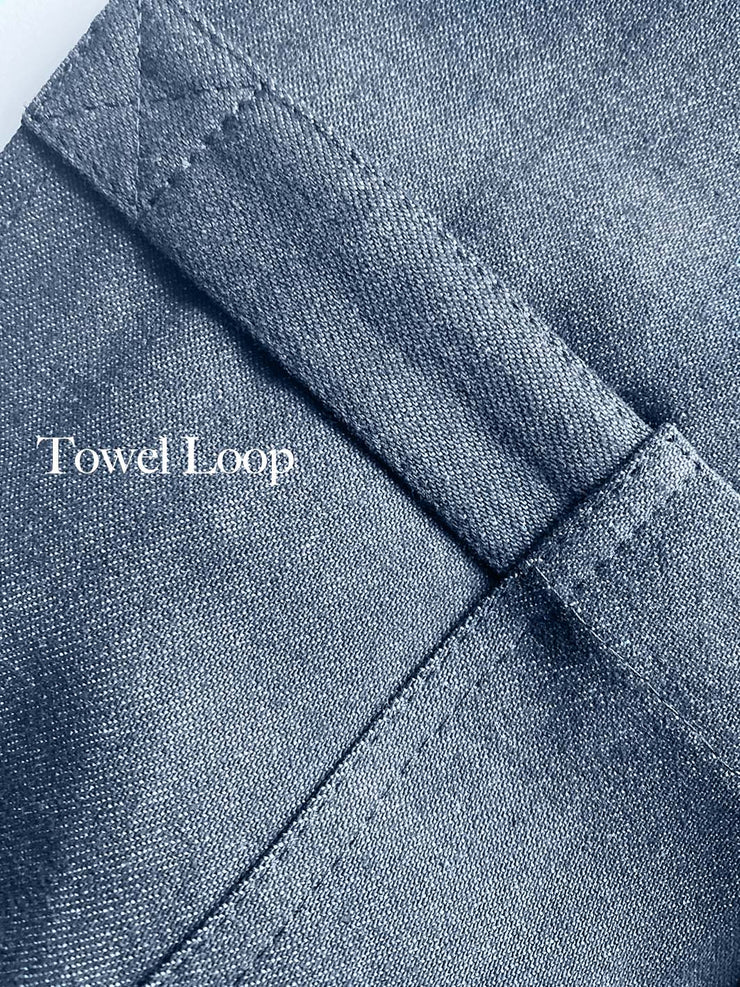Apron with towel loop
