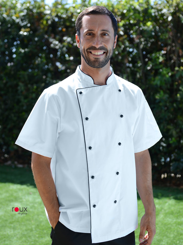 Chef Jacket Short Sleeve Royal High-Quality Chef Wear Clothing