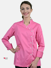 Women's Chef Jacket Pink Cara