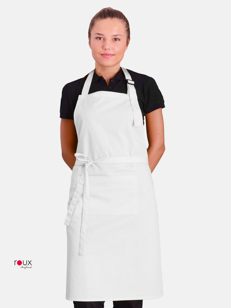 bib apron white